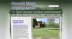 Desktop Screenshot of harvestmoonorganicgarlic.com